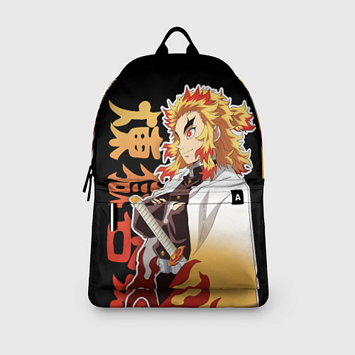 Рюкзак Кёджуро ренгоку - иероглифы / 3D-принт – фото 3