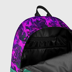 Рюкзак Фиолетовое пламя, цвет: 3D-принт — фото 2