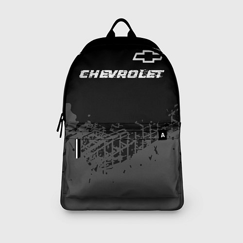 Рюкзак Chevrolet speed на темном фоне со следами шин: сим / 3D-принт – фото 3