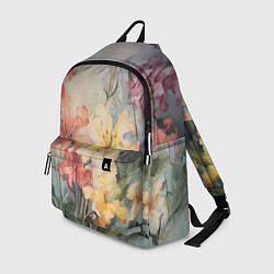 Рюкзак Акварельные лилии, цвет: 3D-принт