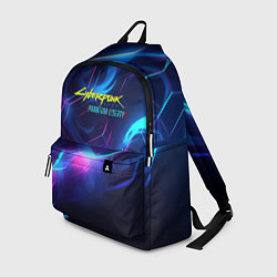 Рюкзак Cyberpunk phantom logo neon, цвет: 3D-принт