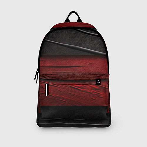 Рюкзак Black red texture / 3D-принт – фото 3