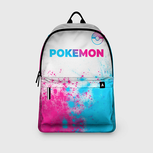 Рюкзак Pokemon neon gradient style: символ сверху / 3D-принт – фото 3