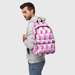 Рюкзак Розовая шашка и Барби, цвет: 3D-принт — фото 2