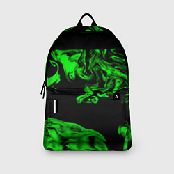 Рюкзак Зеленый светящийся дым, цвет: 3D-принт — фото 2