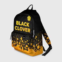 Рюкзак Black Clover - gold gradient: символ сверху, цвет: 3D-принт