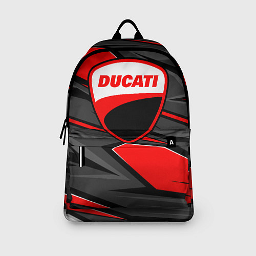Рюкзак Ducati - red stripes / 3D-принт – фото 3
