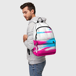 Рюкзак Danganronpa neon gradient style: символ сверху, цвет: 3D-принт — фото 2
