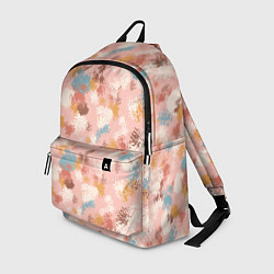 Рюкзак Разноцветные мазки, пятна в пастельных тонах, цвет: 3D-принт