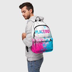 Рюкзак Placebo neon gradient style: символ сверху, цвет: 3D-принт — фото 2