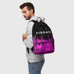 Рюкзак Nissan pro racing: символ сверху, цвет: 3D-принт — фото 2