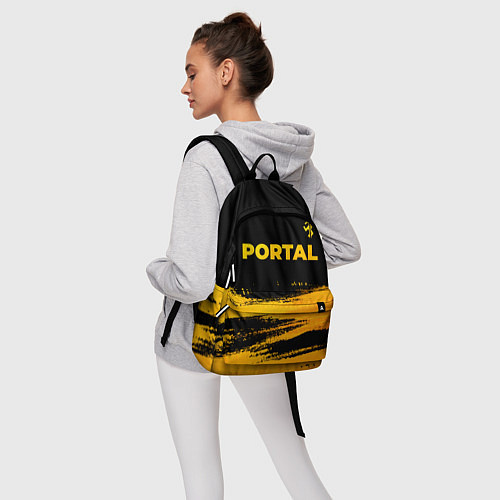 Рюкзак Portal - gold gradient: символ сверху / 3D-принт – фото 6