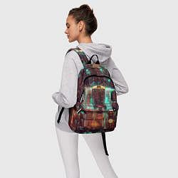 Рюкзак Светящиеся панели, цвет: 3D-принт — фото 2