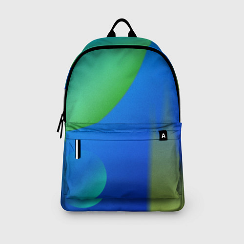 Рюкзак Яркий синий круг / 3D-принт – фото 3