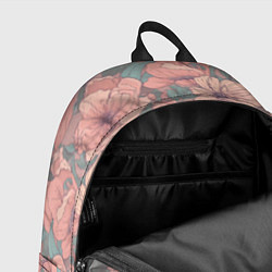 Рюкзак Паттерн с бабочками и цветами, цвет: 3D-принт — фото 2
