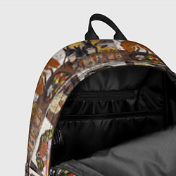 Рюкзак Коллаж из рисунков с лисой, цвет: 3D-принт — фото 2