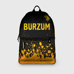 Рюкзак Burzum - gold gradient: символ сверху, цвет: 3D-принт — фото 2