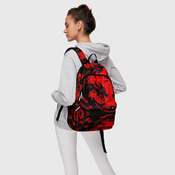 Рюкзак Черный дракон на красном небе, цвет: 3D-принт — фото 2