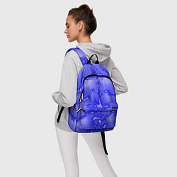Рюкзак Темно-синий мотив, цвет: 3D-принт — фото 2