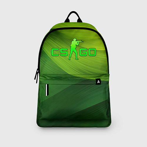 Рюкзак CSGO green logo / 3D-принт – фото 3