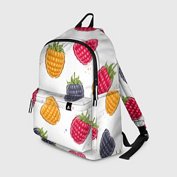 Рюкзак Разноцветная малина, цвет: 3D-принт