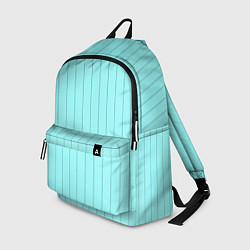Рюкзак Небесно-голубой полосатый, цвет: 3D-принт