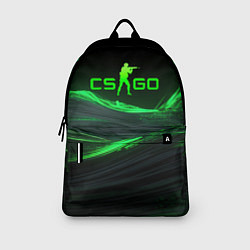 Рюкзак CSGO neon green logo, цвет: 3D-принт — фото 2