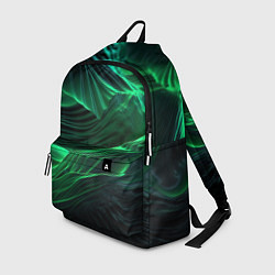 Рюкзак Зеленая абстракция, цвет: 3D-принт