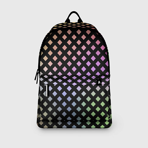 Рюкзак Цветной под сеткой имитация / 3D-принт – фото 3
