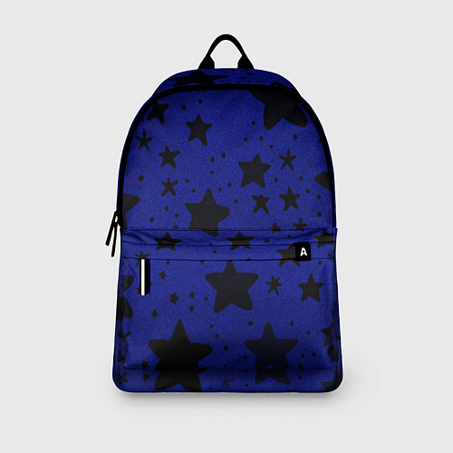 Рюкзак Большие звезды синий / 3D-принт – фото 3