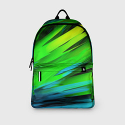 Рюкзак Green abstract, цвет: 3D-принт — фото 2