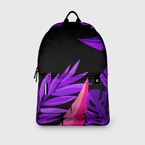 Рюкзак Floral composition - neon / 3D-принт – фото 3