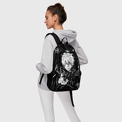 Рюкзак Сатору Годжо - черно-белый, цвет: 3D-принт — фото 2