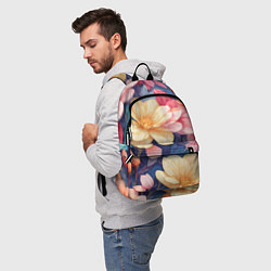 Рюкзак Водянная лилия лотосы кувшинки, цвет: 3D-принт — фото 2