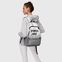 Рюкзак Spirited Away glitch на светлом фоне: символ сверх, цвет: 3D-принт — фото 2