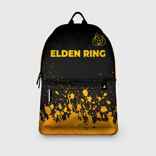 Рюкзак Elden Ring - gold gradient: символ сверху / 3D-принт – фото 3