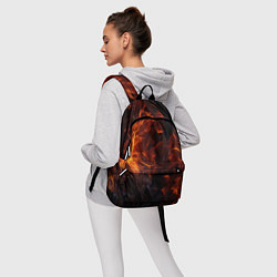 Рюкзак Огонь и искры, цвет: 3D-принт — фото 2