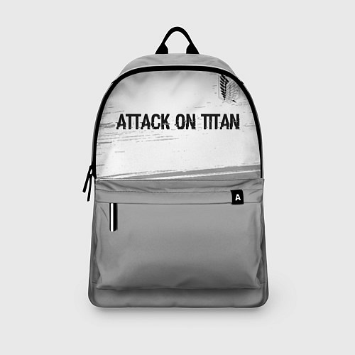 Рюкзак Attack on Titan glitch на светлом фоне: символ све / 3D-принт – фото 3