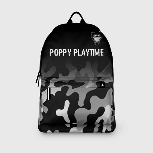Рюкзак Poppy Playtime glitch на темном фоне: символ сверх / 3D-принт – фото 3