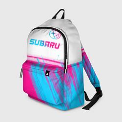 Рюкзак Subaru neon gradient style: символ сверху