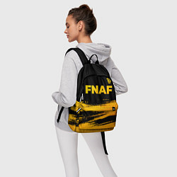 Рюкзак FNAF - gold gradient: символ сверху, цвет: 3D-принт — фото 2