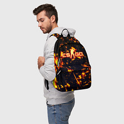Рюкзак Cs go огненные стиль, цвет: 3D-принт — фото 2
