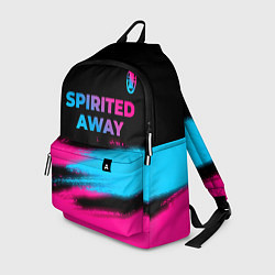 Рюкзак Spirited Away - neon gradient: символ сверху, цвет: 3D-принт