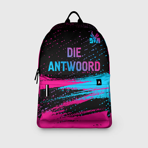Рюкзак Die Antwoord - neon gradient: символ сверху / 3D-принт – фото 3