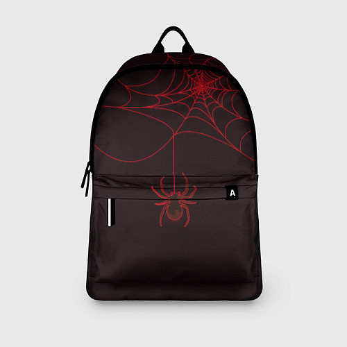 Рюкзак Красная паутина / 3D-принт – фото 3