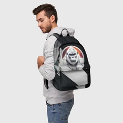 Рюкзак Белая горилла, цвет: 3D-принт — фото 2