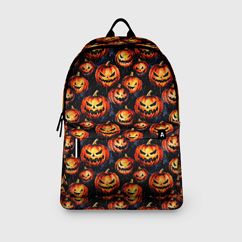 Рюкзак Весёлые тыквы на Хеллоуин паттерн / 3D-принт – фото 3