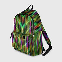 Рюкзак Абстрактный паттерн из полос, цвет: 3D-принт