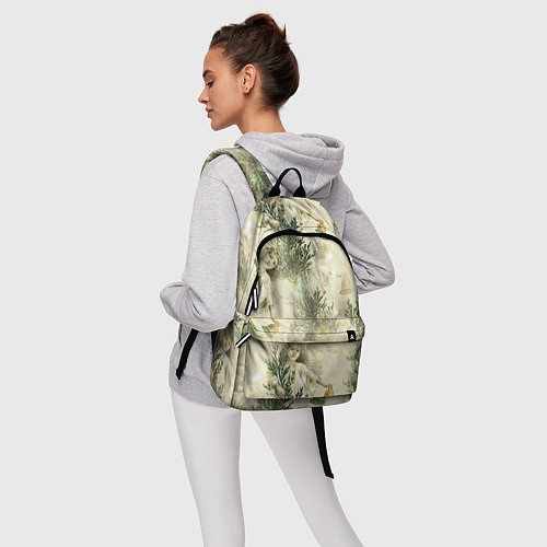 Рюкзак Рождественский декор - рисунки ангелов / 3D-принт – фото 6