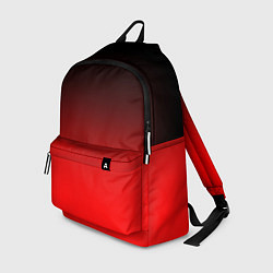 Рюкзак Градиент: от черного до ярко-красного, цвет: 3D-принт